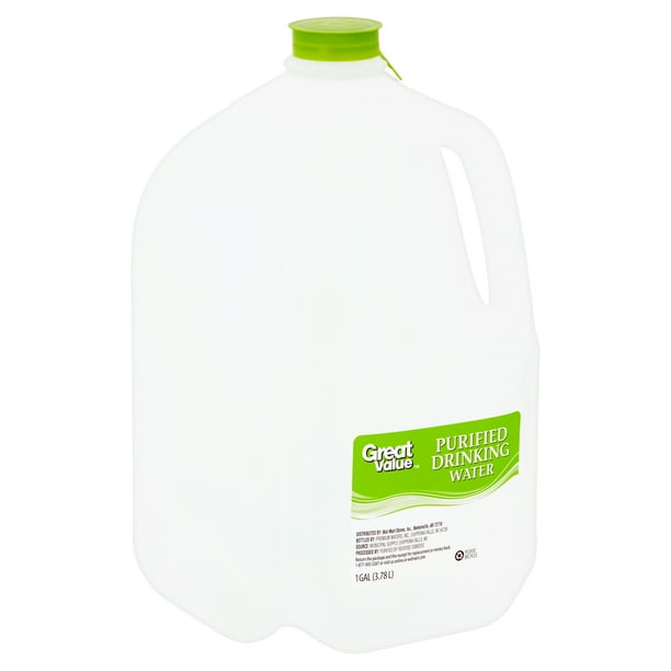 Great Value Purified Drinking Water, 1 Gallon