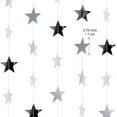 thumbnail image 2 of Patelai Glitter Star Garland Banner Decor, 130 Feet Bright Star Hanging Bunting Banner Backdrop for 2025 New Year Decor Graduation Wedding Birthday Christmas Party(Gold), 2 of 10