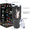 thumbnail image 3 of Cat Tumbler 40 oz Tumbler with Handle and Straw Lid Leak Proof - Cat Gifts for Women Lovers Cute Cat Travel Coffee Mug - 40 oz Tumbler Mothers Day Birthday Gifts for Women Mom Friend Daughter, 3 of 5
