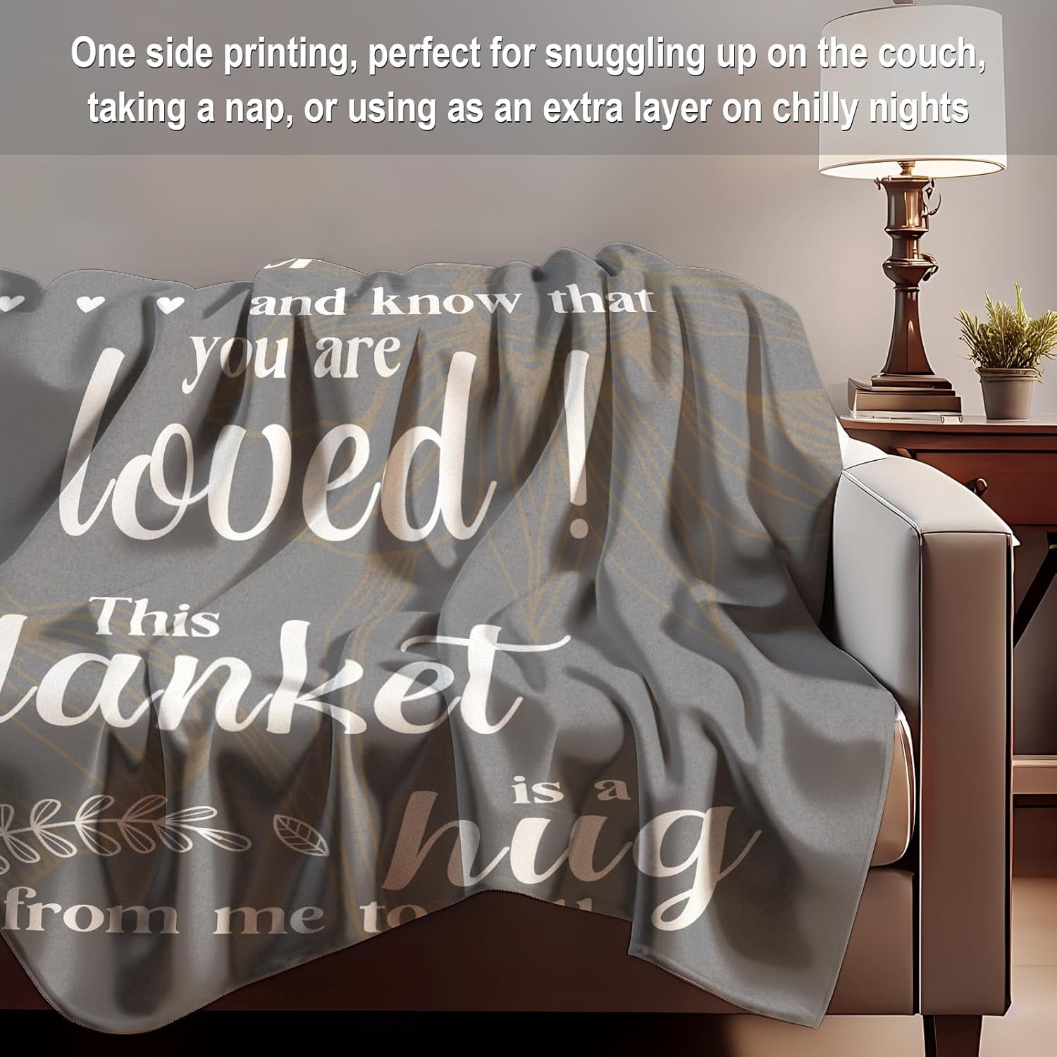Get Well Soon Gifts, Hug Blanket, Inspirational Gifts for Her Him, Cancer Care Gifts for Women or Men, Encouragement Healing/After Surgery/Thinking of You Gifts