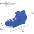 thumbnail image 5 of Molly & Mo Squeaky Dog Chew Toy Set with Baseball, Football and Shoe Shapes, For Unisex Adults - Blue, 5 of 5