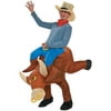 Gemmy Adult Inflatable Bull Rider Costume - One Size Fits Most