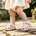 thumbnail image 5 of Shachafan Summer Baby Sandals For Toddlers Breathable Soft Sole With Bow Embroidered Design And Grip Toddler Boys Sandals Size 4, 5 of 9
