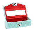 thumbnail image 2 of 3x PU Leather Lipstick Case Holder Light Blue and Orange and Red, 2 of 10