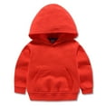 thumbnail image 7 of GYRATEDREAM 1-8T Toddler Kids Baby Boy Girl Long Sleeve Basic Solid Hoodie Pullover Sweatshirt Sports Tops with Pockets Outfits, 7 of 7