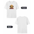 thumbnail image 6 of Red Retro Style Car T Shirts for Women Short Sleeve Cotton Crewneck T-Shirt Palm Tree Yellow Sunset Tee Tops Casual Basic T-Shirts, XS-5XL White 3XL, 6 of 7