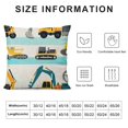 thumbnail image 5 of Best Gift Quote Trucks Baseball Sport to My Grandson Square Linen Decorative Throw Pillow Cover Cushion Case for Outdoor Bed Sofa Couch, 5 of 5