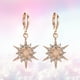 thumbnail image 1 of UPOUART Pendientes Sofisticados Con Colgante De Solar Y Dorados Para Y, 1 of 7