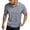 Grey, variant on Gyexs Mens Knit Polo Shirts Stretch Short Sleeve Golf Ribbed Knit Soft Tees Soft Stretchy Casual Workout Golf Tee Fashion Tops Black, Size M
