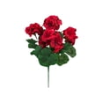 thumbnail image 2 of Fleurs de Géranium Artificielles pour l'Extérieur, Fausses Fleurs Rouges pour Jardinière, Déco de Jardin pour Boîte de Fenêtre d'Été et de Printemps, Rouge, 2 of 5
