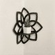 thumbnail image 4 of Estantes de esquina con forma de loto, estantes de esquina de pared con flores de madera, estantes flotantes, estantes de exhibición de cristal, estantes de esquina de pared estilo boho, 4 of 6