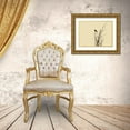 thumbnail image 3 of Popcorn 14x12 Gold Ornate Wood Framed with Double Matting Museum Art Print Titled - Bird Silhouette: Brown/Ivory, 3 of 4