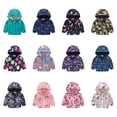 thumbnail image 5 of Chaqueta para niños y niñas, primavera y otoño, gorro fino, camisa con cremallera de moda bonita para bebés, abrigo para niños, 5 of 5