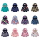 thumbnail image 2 of Chaqueta para niños y niñas, primavera y otoño, gorro fino, camisa con cremallera de moda bonita para bebés, abrigo para niños, 2 of 5
