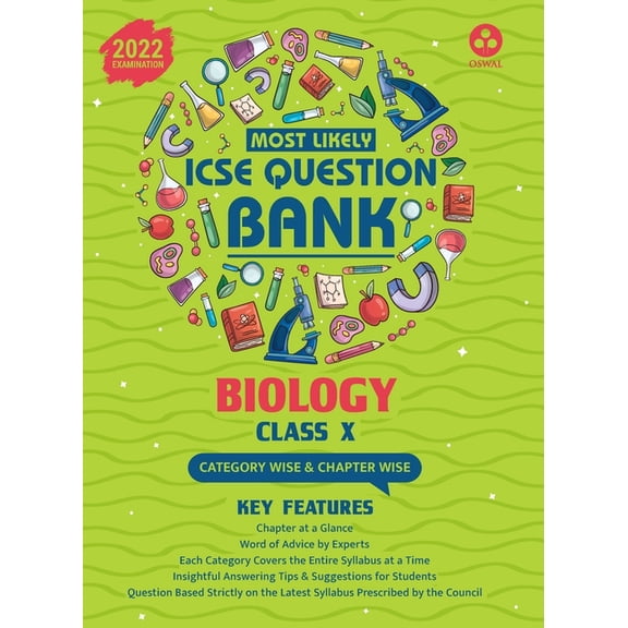 Most Likely Question Bank - Biology: ICSE Class 10 for 2022 Examination, (Paperback)