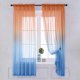 thumbnail image 2 of Cortinas transparentes Ombre de lino sintético, cortinas semitransparentes de gasa para dormitorio, yeacher  Azul cielo 52W X 72L en, 2 of 6