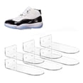 thumbnail image 4 of 18 Pack Floating Shoe Shelves,Transparent Acrylic Wall Mounted Shoe Display Shelves,for Display Collectible Shoe, 4 of 8