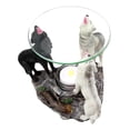 thumbnail image 2 of Ebros Moonlight Colorful Three Howling Wolves Oil Warmer Or Wax Tart Burner Aroma Scent Diffuser Statue Faux Stone Resin Wolf Themed Decorative Figurine, 2 of 4