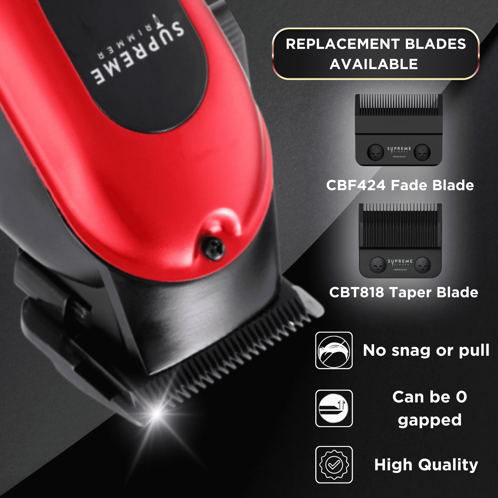 Supreme LV 3 in 1 Clipper Grips - Red – Salon Essentials