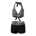 thumbnail image 3 of Gibobby Traje de Baño Sexy Bikini Bikini sexy 2023 Traje de baño Mujer Traje de baño Push Up Bikini Set Tanga Traje de baño brasileño Ropa de playa(Negro,XL), 3 of 5
