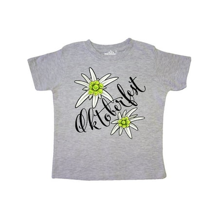 

Inktastic Oktoberfest- edelweiss flowers Gift Toddler Boy or Toddler Girl T-Shirt