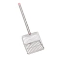 thumbnail image 1 of Stainless Steel Chicken Poop Scooper Long Handle Slat Litter Sifting Shovel for Pet Cleaning, 1 of 7