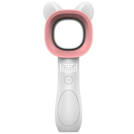 

Portable Handheld Bladeless Fan Mini USB Fan Cute Bladeless Fan Quiet And Rechargeable 3 Levels Adjustable K2-Home69