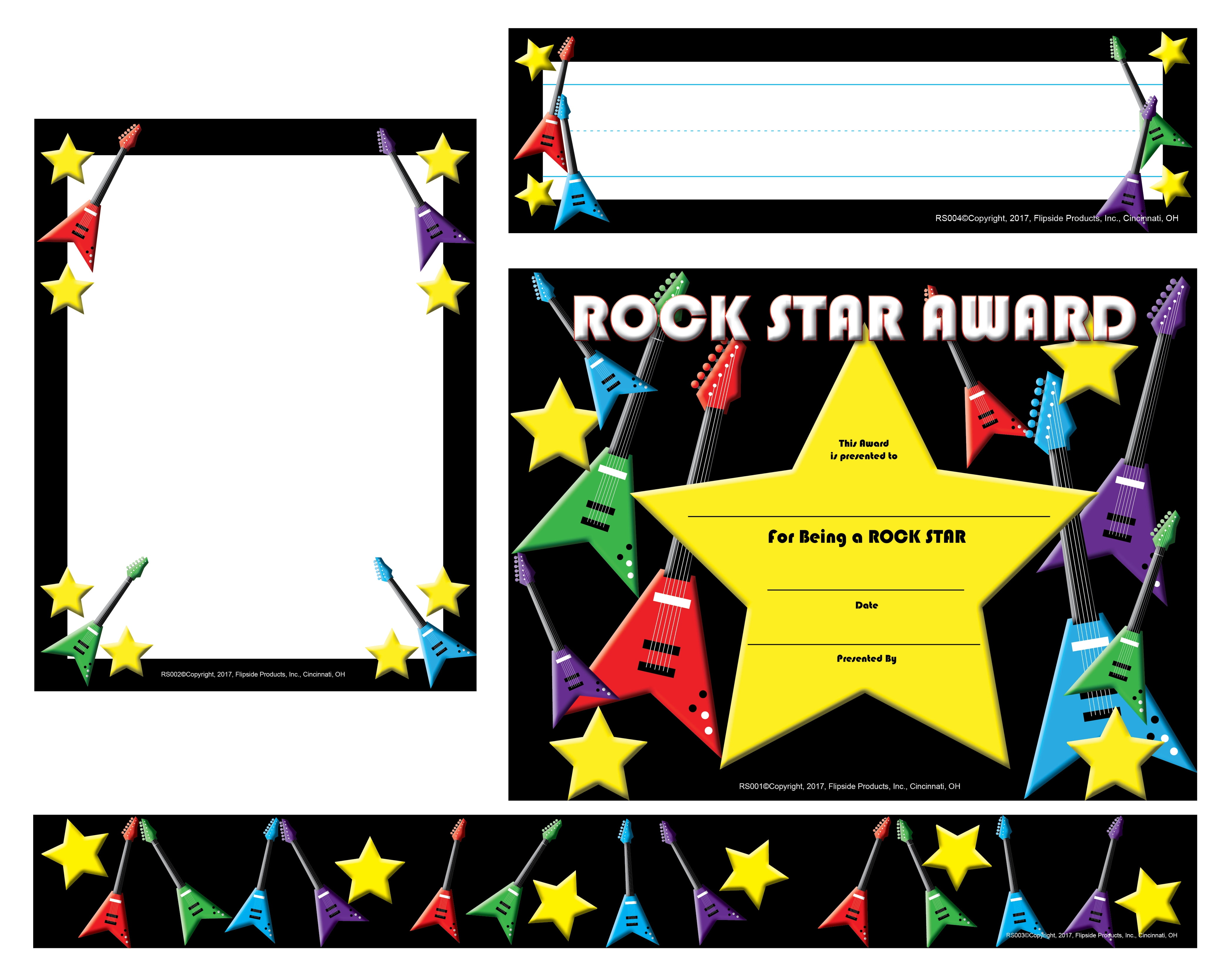 Rock Star Classroom Theme Combo Set Walmart Com