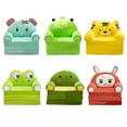 thumbnail image 1 of Plush Foldable Kids Sofa Backrest Armchair 2 In 1 Office Chair Posture Support, 1 of 2