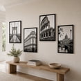thumbnail image 2 of FungYuan 18x24 Black Plastic Picture Frames Set of 4, Lightweight Poster Frames for Photos, Prints and Gallery Wall, 2 of 6