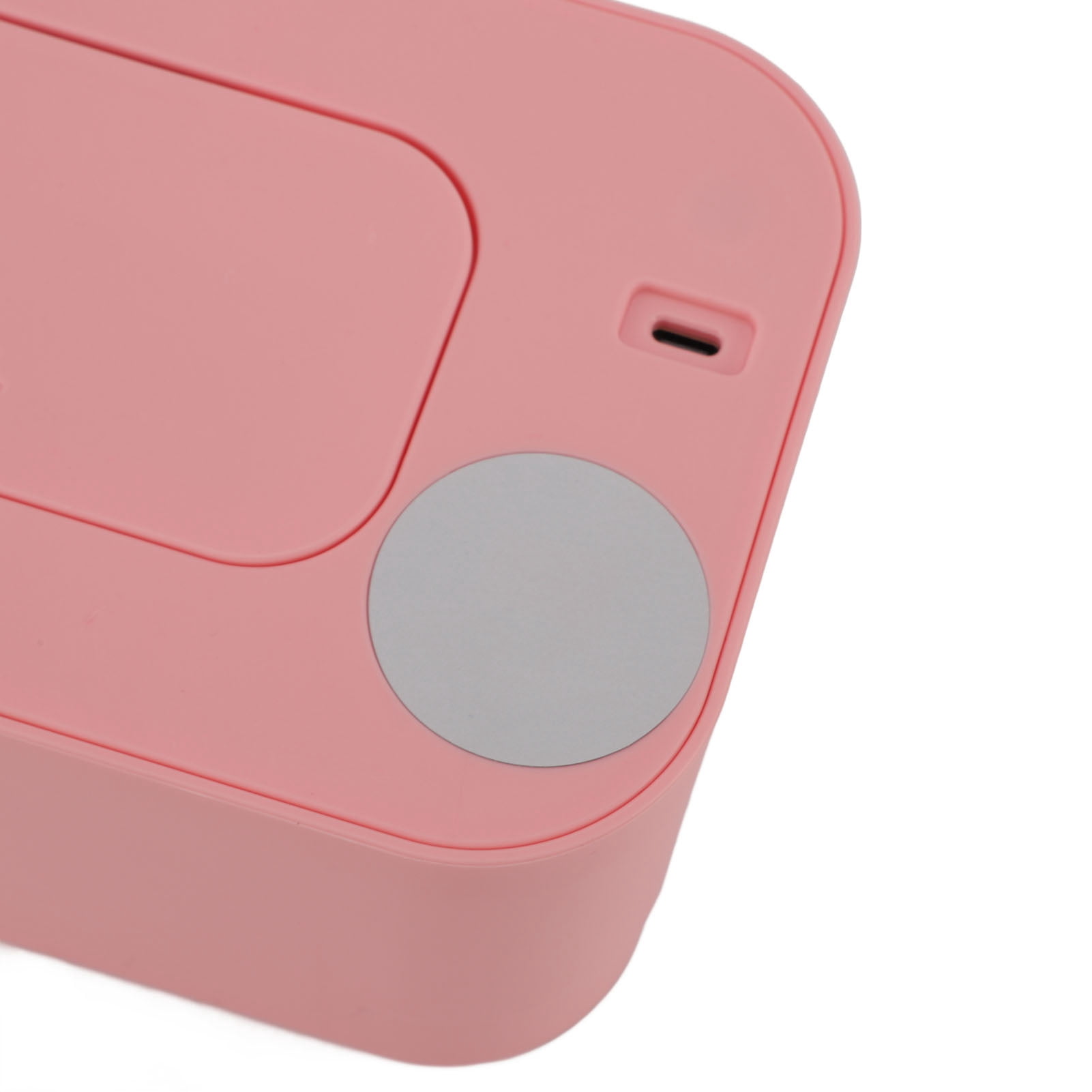 Suodoka Portable Baby Wipe Warmer Pink Constant Temperature Moist Wipe Dispenser Compact Travel Case for Vehicle Home Use (7.87 in / 20.0 cm)