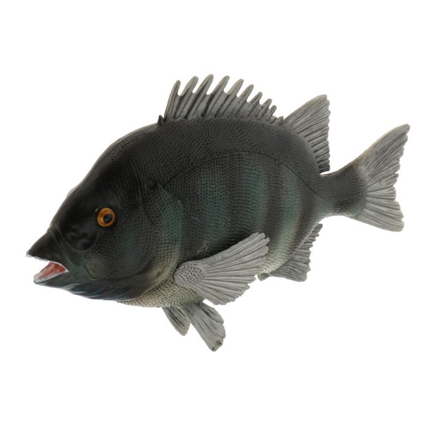 HILABEE Figurines d'Animaux Créatures Imperméables en Plastique Figurines Marines Modèles Stone Snapper