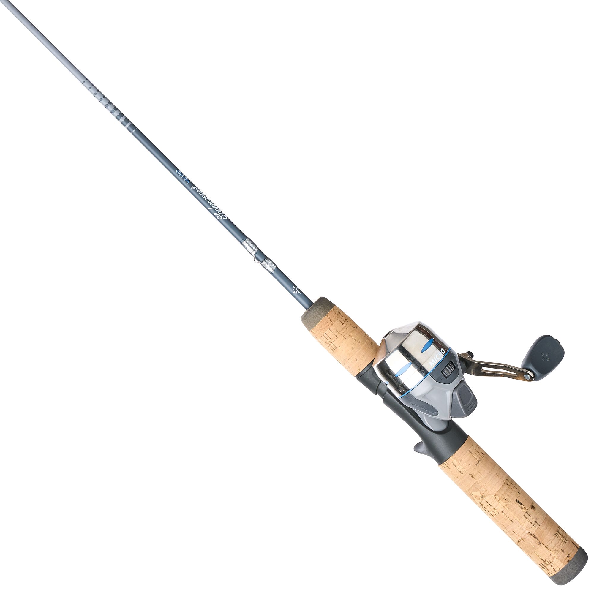 Shakespeare Micro Spincast Combo, 6'6" 2-pc Light Fishing Rod, 4-Size Reel