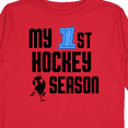 thumbnail image 4 of Inktastic my 1st hockey season Boys Long Sleeve Toddler T-Shirt, 4 of 5