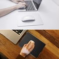 thumbnail image 3 of Hard Silver Metal Aluminum Mouse Pad Mat Smooth Magic Ultra-Thin Double-Sided Mouse Pad Waterproof Fast and Accurate Control for Gaming and Office (Small Silver 23X18cm), 3 of 7