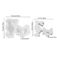 thumbnail image 3 of Easter Mould Size Rabbit Pulling Car Silicone Mould Gypsum Cement Pendant Mould, 3 of 7