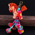 thumbnail image 2 of Porte-clés Boho avec Pompon Licorne Mignon, Porte-Clés Fait Main pour Femmes, Décoration de Sac à Main, 2 of 7