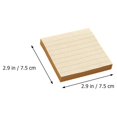 thumbnail image 3 of Stickers Kraft Paper 1Set 3.0x3.0x0.04In Square Adhesive Design, 3 of 9