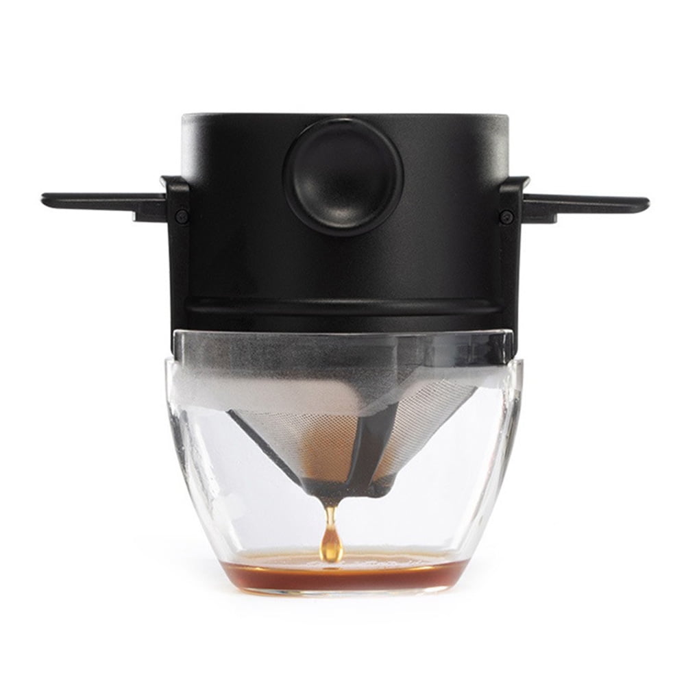 Yesfashion Foldable Coffee Filter Portable Coffee Dripper Stainless Steel Drip Coffee Tea Holder