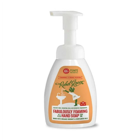 Rebel Green - Foam Soap Cham Orng - Case Of 6-8.3 Fz