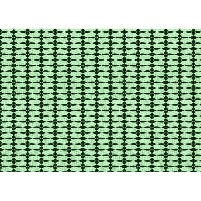 Ahgly Company Machine Washable Indoor Rectangle Transitional Medium Forest Green Area Rugs, 2' x 3'