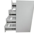 thumbnail image 4 of ModMakers Closet System With Drawers, Wood Closet Organizer and Storage System, White, 4 of 6