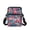 Abstract Floral Pattern, variant on Chririnla Christmas Crossbody Bag with Letter H Santa Pattern, Stretch Polyester Zipper Purse for Women Work and Travel
