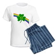 thumbnail image 5 of CafePress - 42Nd Shamrock Women's Light Pajamas - Women's Short Sleeve Print T-Shirt and Pants Light Cotton Pajama Set, 5 of 7