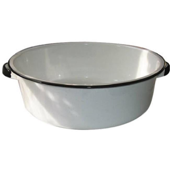 64164 White Dish Pan, 15 Quart