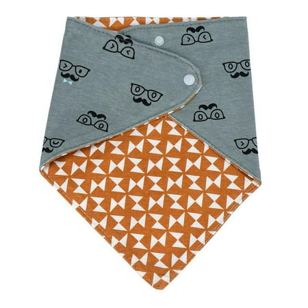 

Sunhillsgrace Baby Care Kids Triangle Bibs Saliva Towel Waterproof Bibs For Babies Gray
