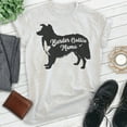 thumbnail image 2 of Border Collie Mama T-shirt, Unisex Women's Shirt, Border Collie Owner, Cute Dog Mom Gift, Heather Ash, Medium, 2 of 6