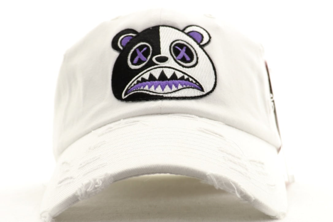 Baws Bear Purple Scarface Dad Hat OSFA 