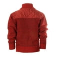 thumbnail image 2 of Gioberti Boy's Knitted Full Zip Cardigan Sweater with Soft Brushed Flannel Lining, 2 of 4