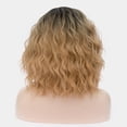 thumbnail image 5 of Unique Bargains Human Hair Wigs for Women Lady Curly Wig Cap Fluffy Curly Wavy Light Gray, 5 of 6